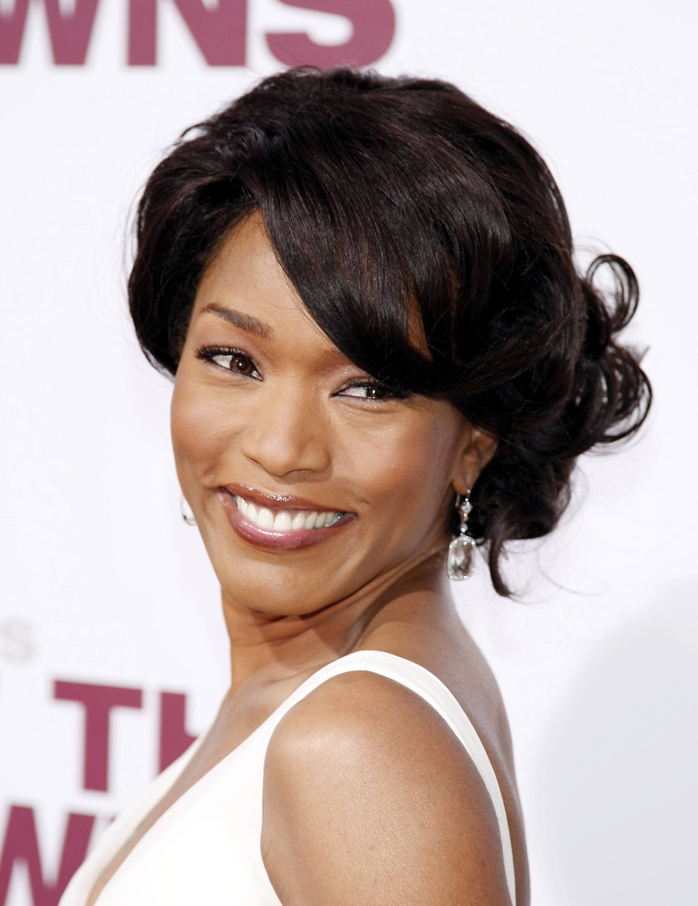 LOS ANGELES - MARCH 13:  Actress Angela Bassett arrives at the premiere of Lionsgate's "Tyler Perry's Meet The Browns" at the Cinerama Dome Theater on March 13, 2008 in Los Angeles, California. (Photo by Kevin Winter/Getty Images)